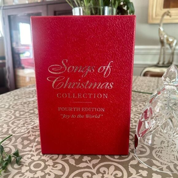 Waterford Crystal Songs of Christmas 1999 Bell 4th Ed Joy to the‎ World Vintage - Picture 2 of 8